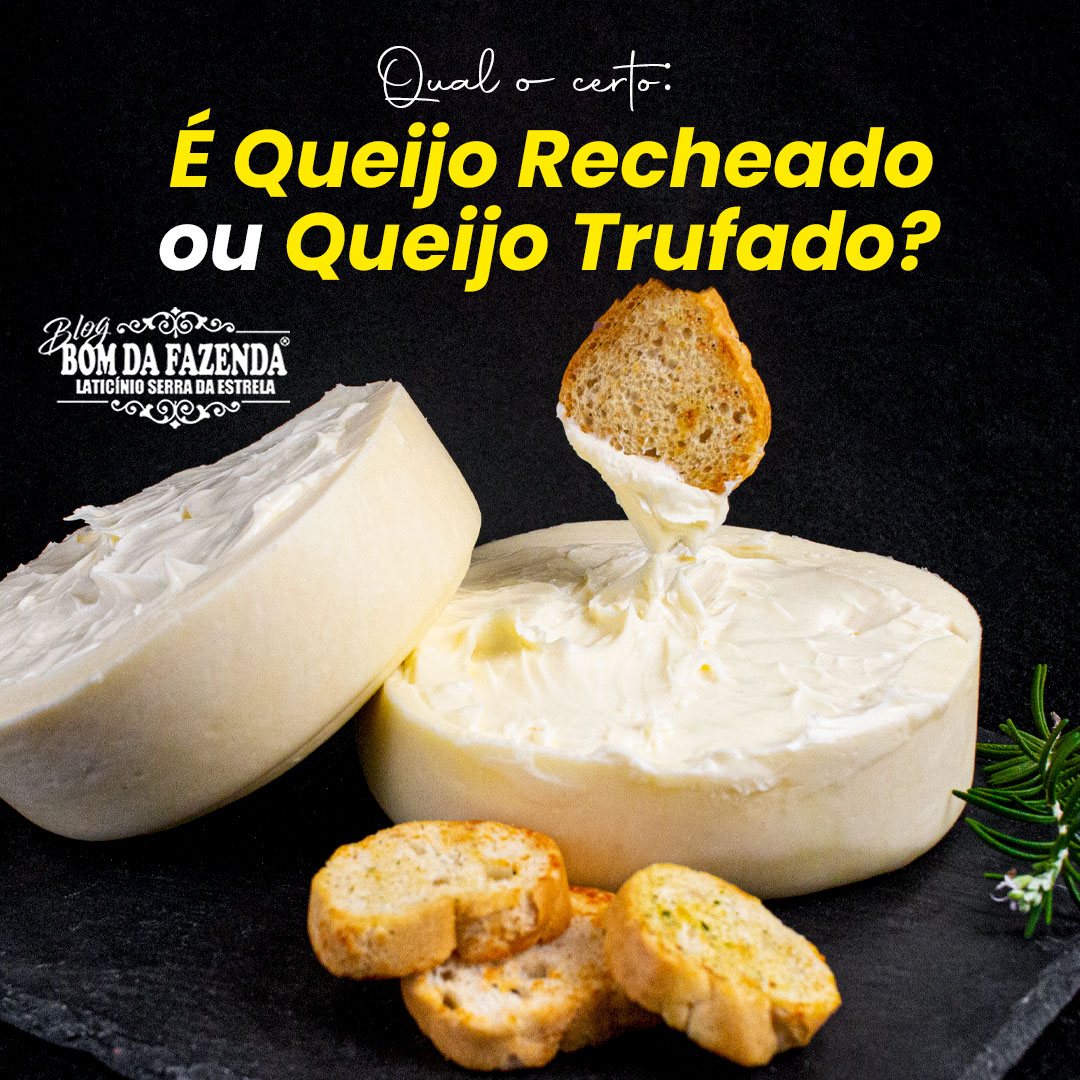 Queijo Recheado Ou Queijo Trufado Bom Da Fazenda