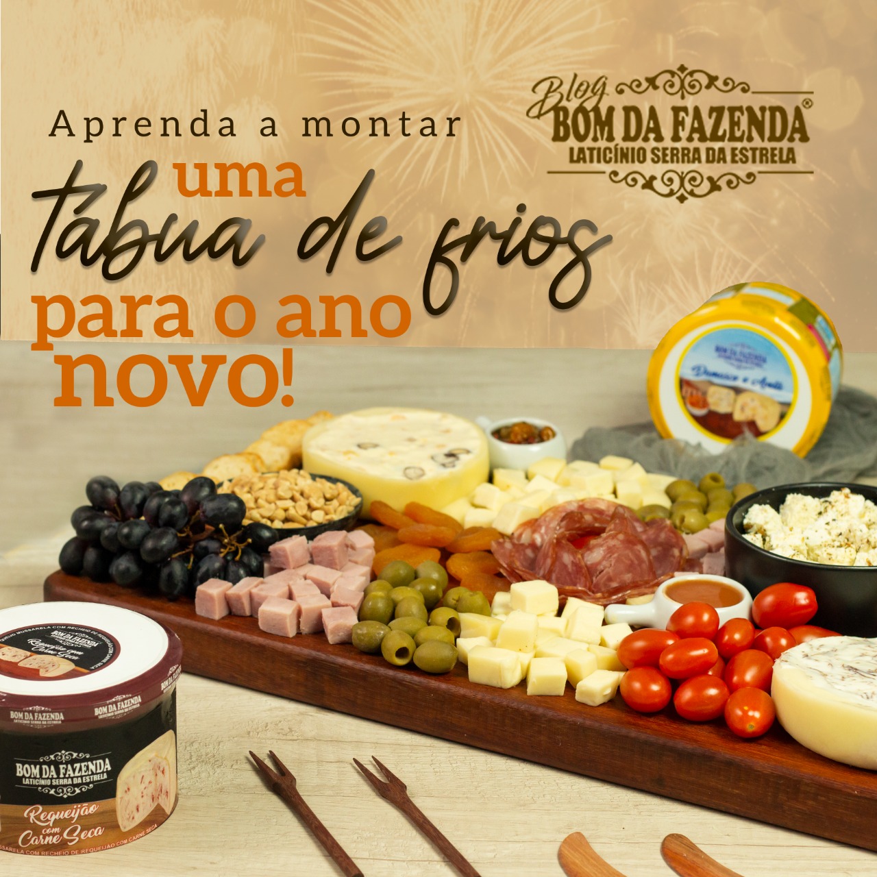 Tábua de frios para o Ano Novo! | Bom da Fazenda
